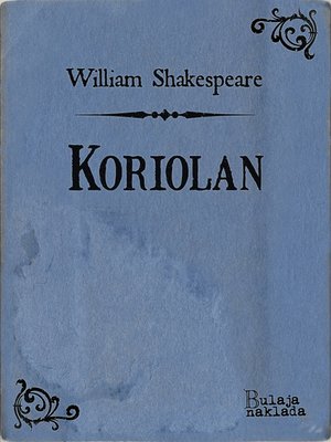 cover image of Koriolan